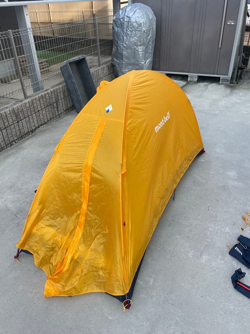 モンベル　ステラリッジ テント 1型 サンライトイエロー