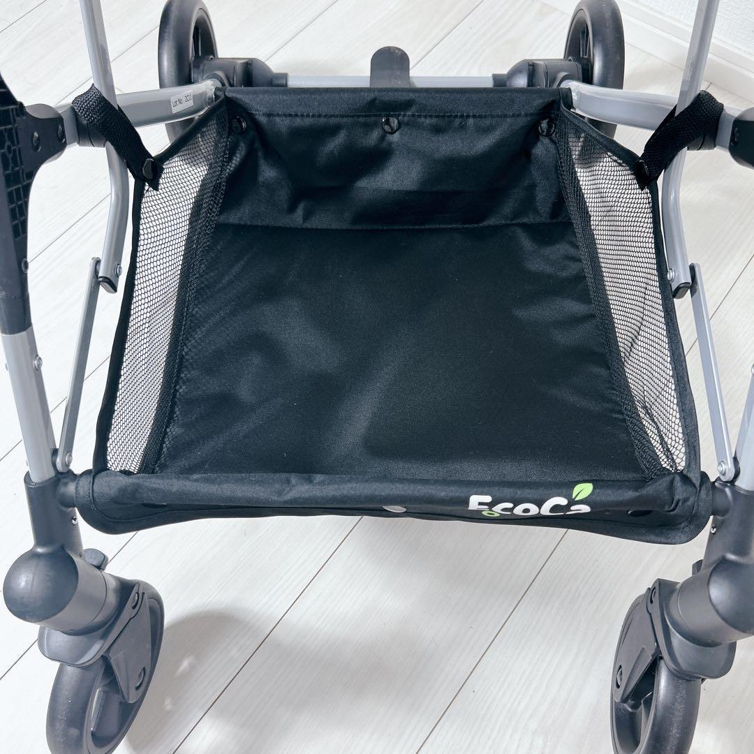 ♡使用頻度少なめ♡ エコカ　ショッピングカート　買い物カート　EcoCa 黒