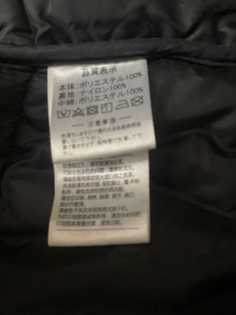 ATHLETA カモフラージュ ベンチコート ブラック　160㎝