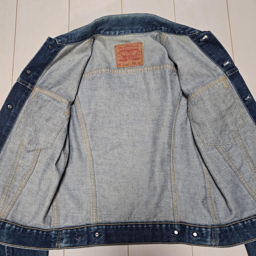リーバイス 71557 復刻 36 日本3rd ビックE 70505 縦落ち