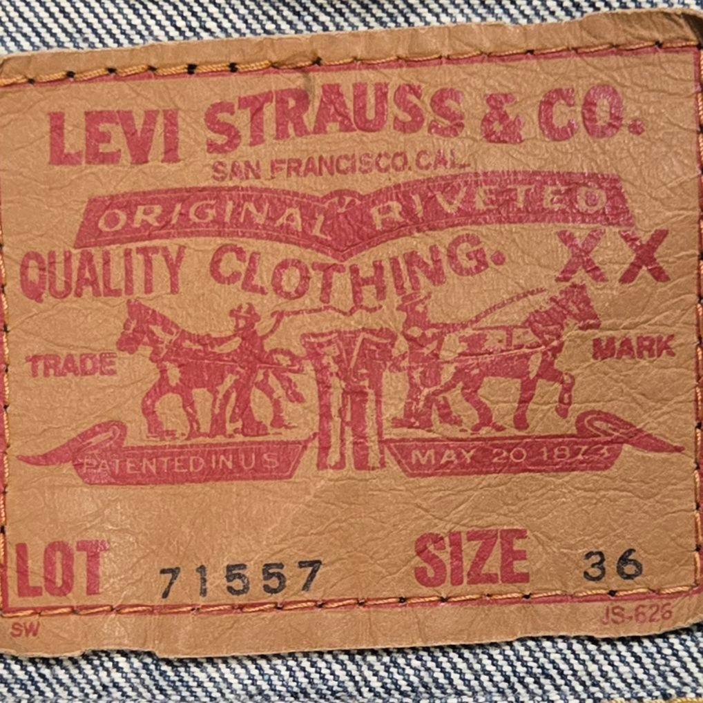 リーバイス 71557 復刻 36 日本3rd ビックE 70505 縦落ち