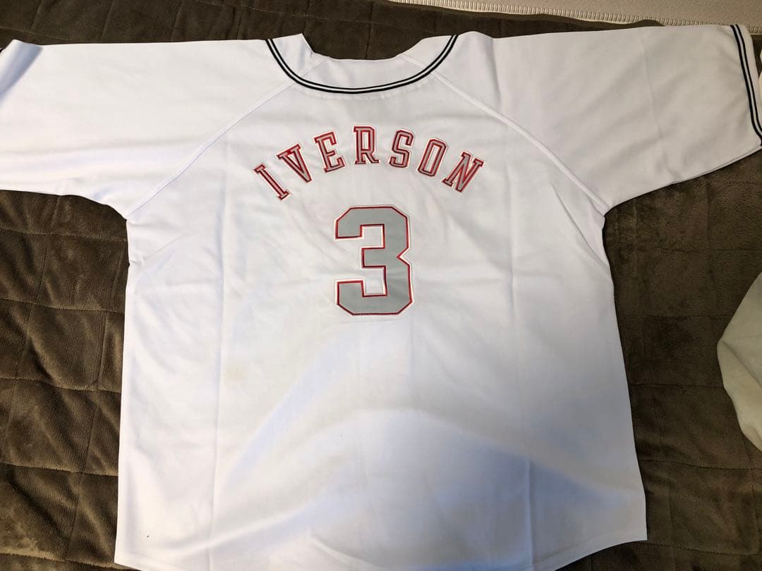 アレンアイバーソン ベースボールシャツ ヴィンテージ 古着 nba
