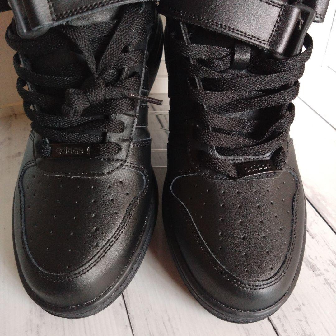 ☆極美品☆adidasアディダス ネオビッグタン3 ハイカットレザー スニーカー