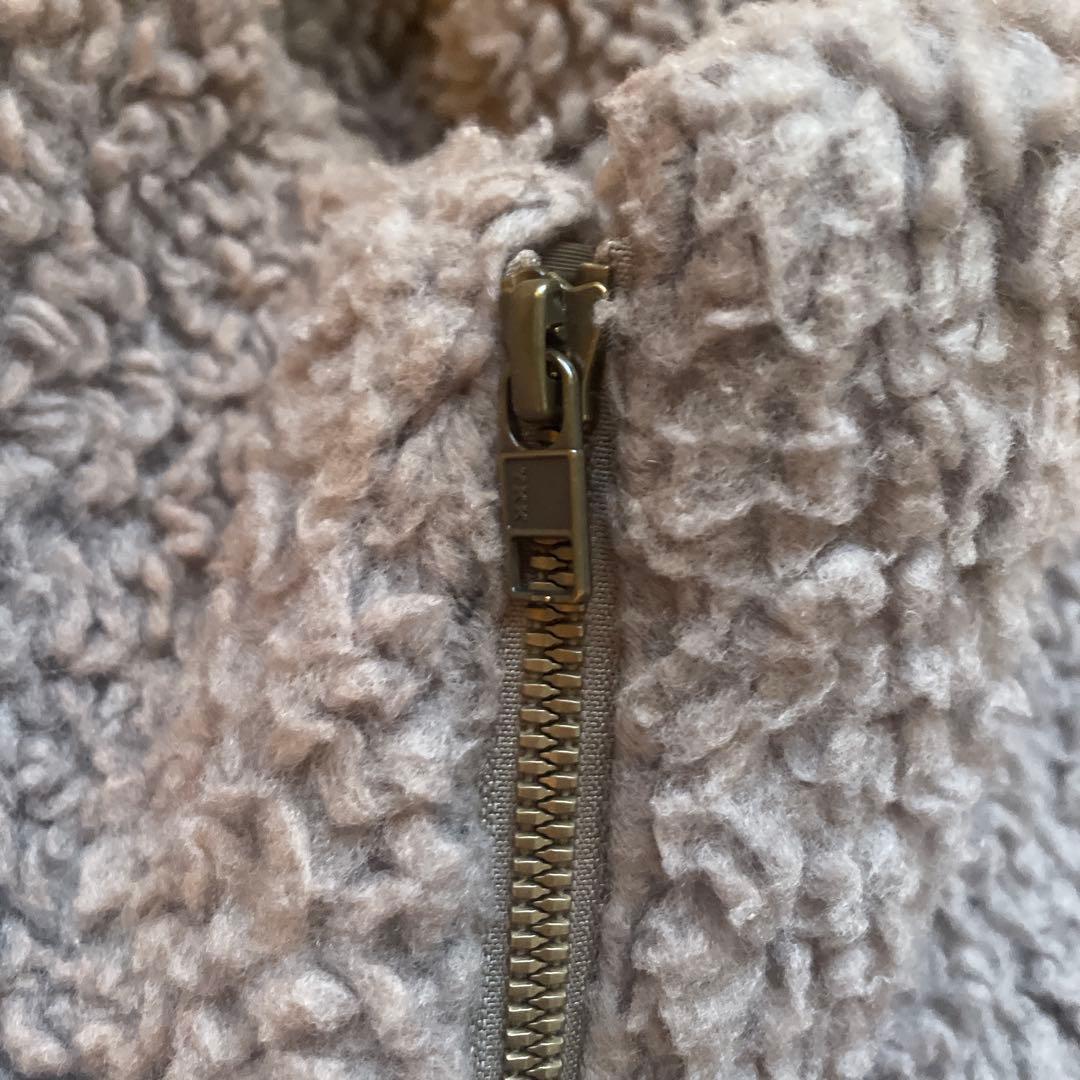 patagonia フリース ベスト XS グレーベージュ