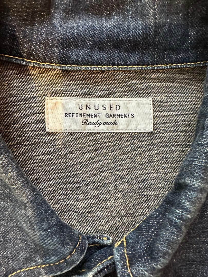 UNUSED ダークブルー デニムジャケット