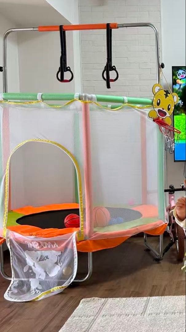 動物キャラクター トランポリン 150CM