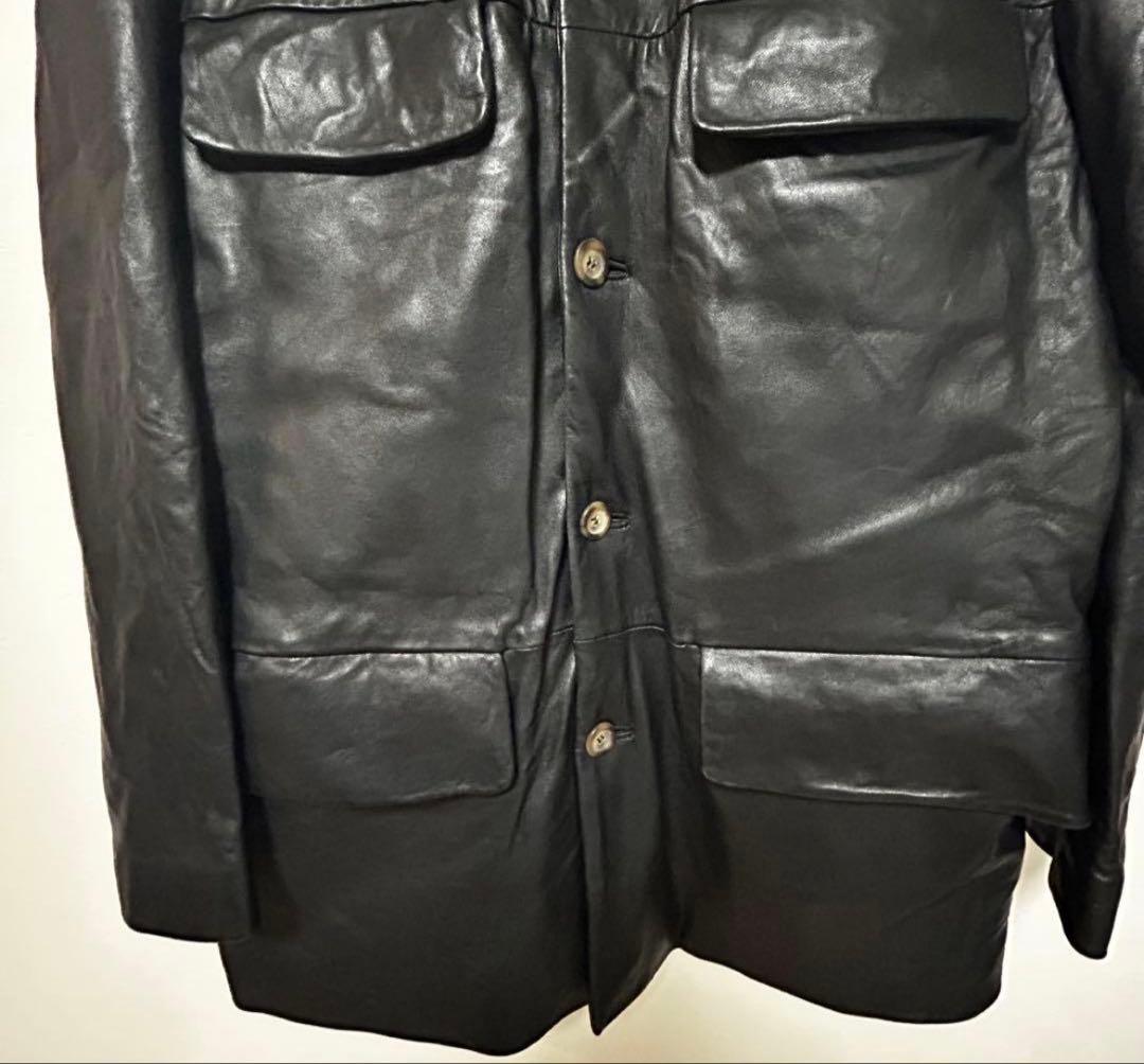 90s Vintage カーコート レザージャケット ラムレザー ビンテージ