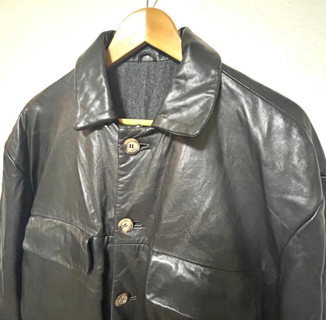 90s Vintage カーコート レザージャケット ラムレザー ビンテージ