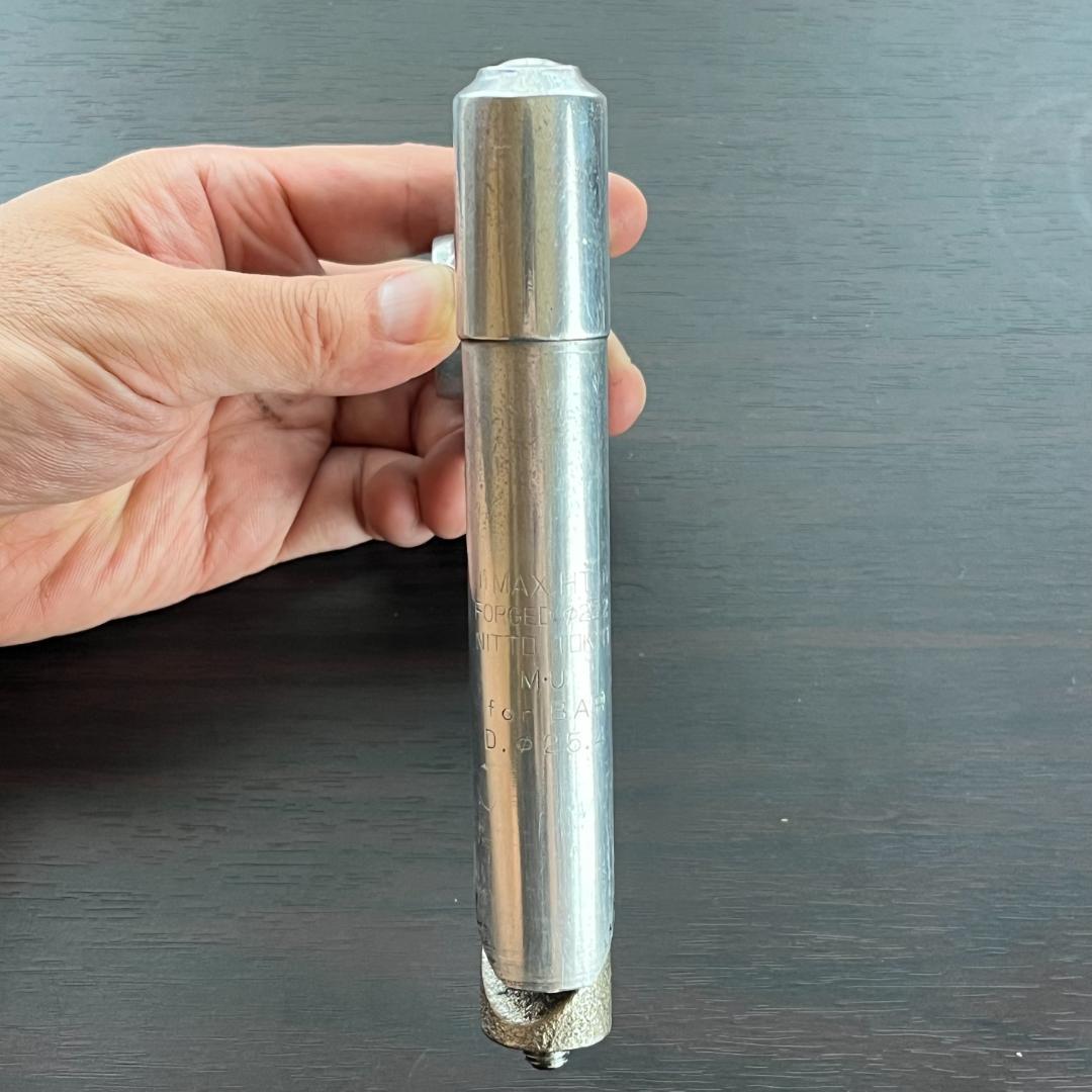 NITTO 日東 FORGED 鍛造スレッドステム 90mm ブルーラグ