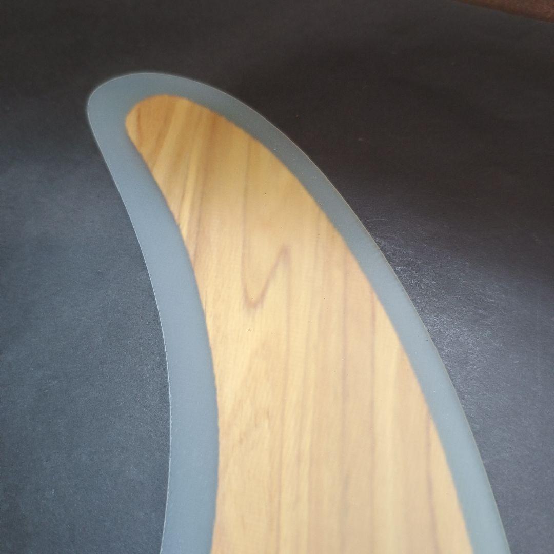 9インチ　ウッドコア　センターフィン　ロングボード　ミッドレングス