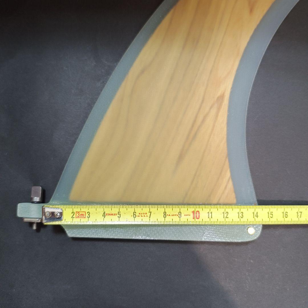 9インチ　ウッドコア　センターフィン　ロングボード　ミッドレングス