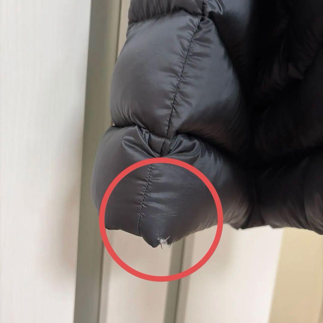 【即日発送】MONCLER フード付きダウンベスト ブラック　サイズ2 L