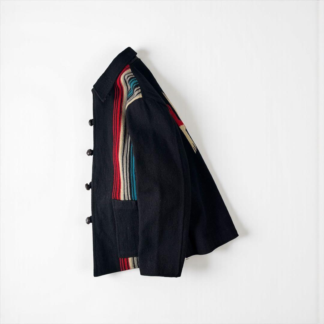 極美TribeSquareチマヨジャケットネイティブ柄オルテガ38-40アウター
