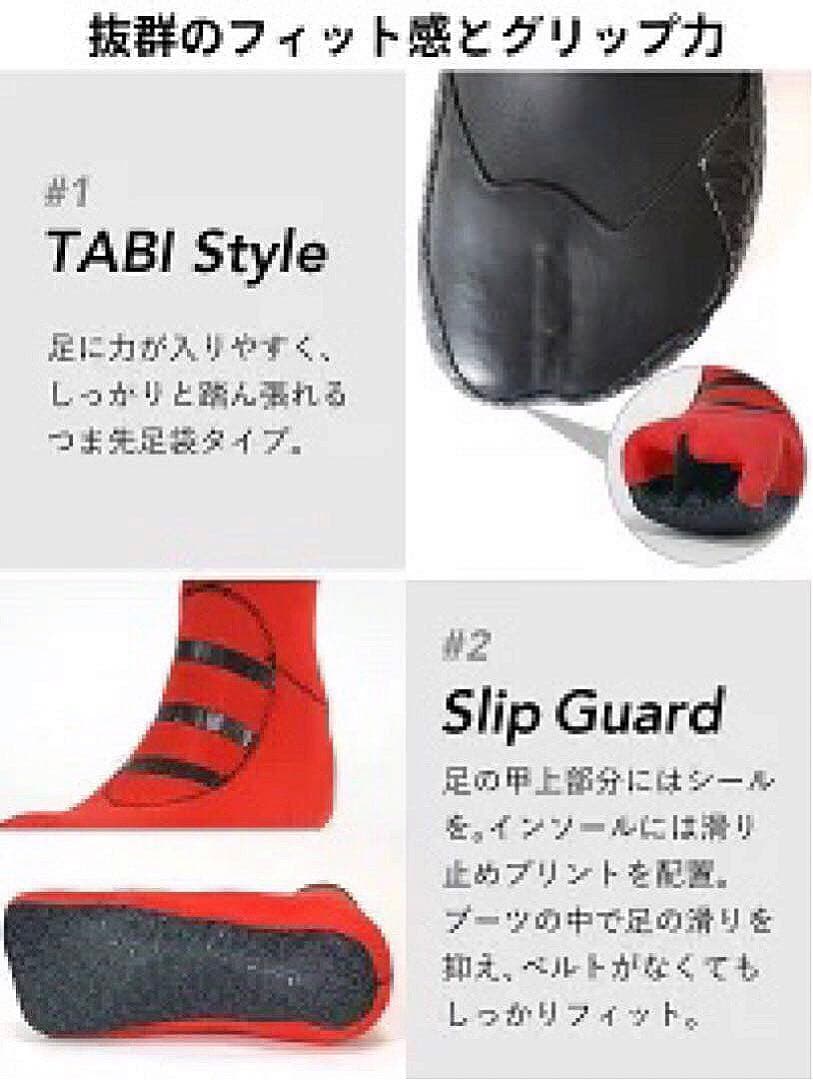 裏起毛サーフブーツ3.5mm 裏返して干せるSkin-Thermo M25cm