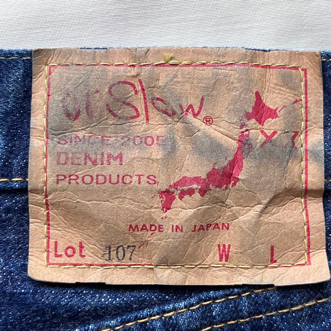 orslow オアスロウ　107 デニムパンツ スリム　サイズ2 JAPAN
