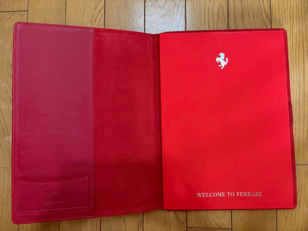 Ferrari 公式オーナーブック レザーカバー付 非売品