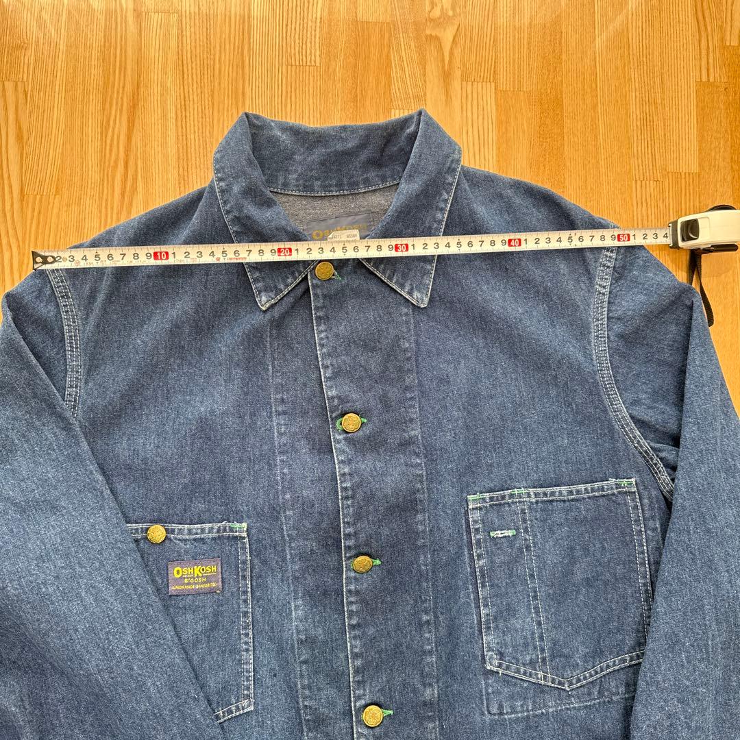 70s 縦落ち オシュコシュ　カバーオール デニム　ジャケット　731-0112