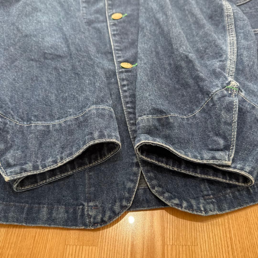 70s 縦落ち オシュコシュ　カバーオール デニム　ジャケット　731-0112