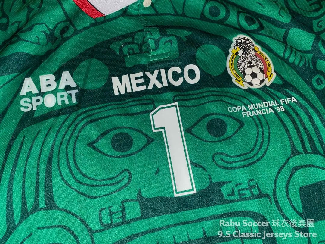 メキシコ代表 1998 ホーム ユニフォーム #1 カンポス ワールドカップ