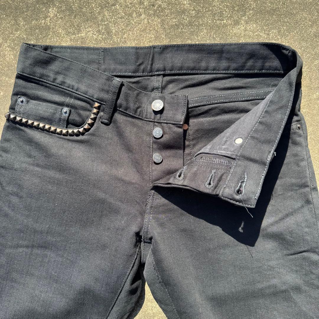 いまいま　HYSTERIC GLAMOUR ブラックセルビッチデニム 30