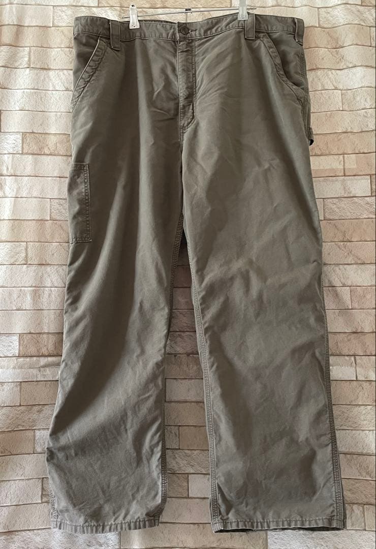 カーハート ペインターパンツ メキシコ製 革パッチ 42×30