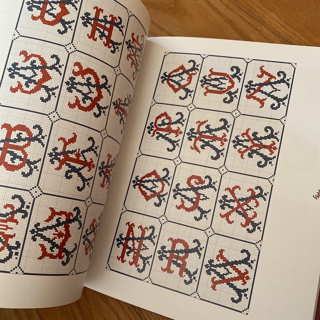 クロスステッチ洋書　モノグラム by Veronique Maillard