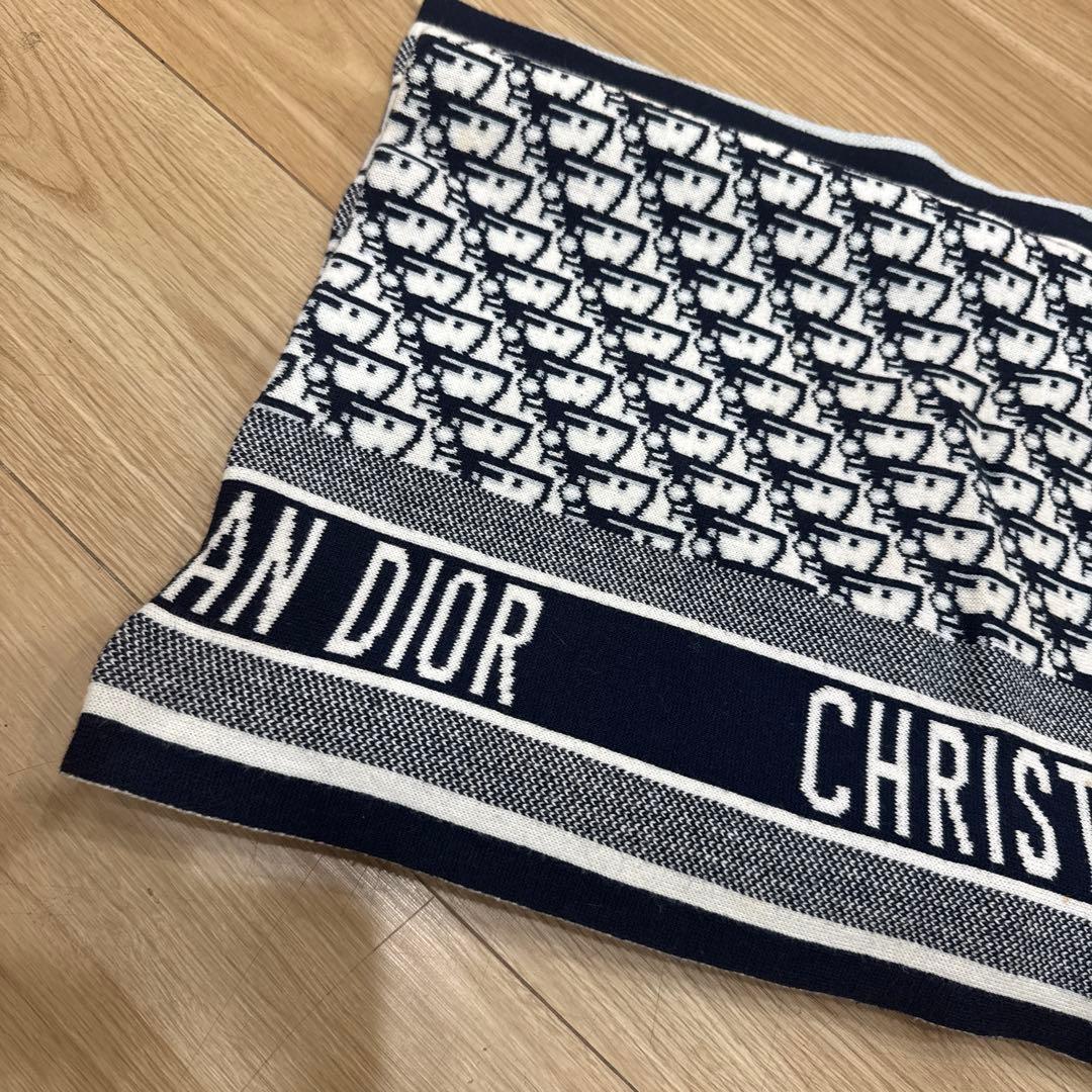 三連休限定値下げ中 CHRISTIAN DIOR ロゴプリント　膝掛け