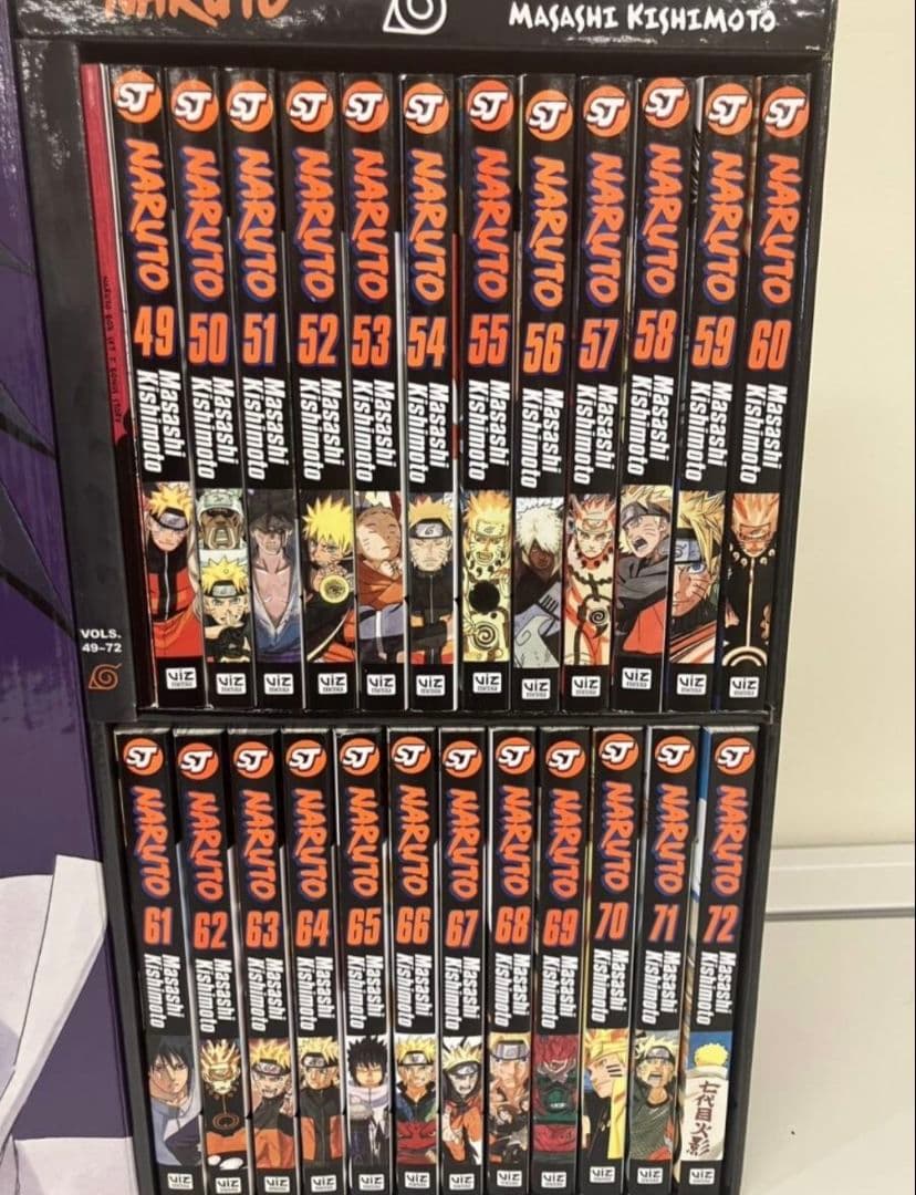 Naruto Box Set 1.2.3Volumes 英語版3BOX全巻セット