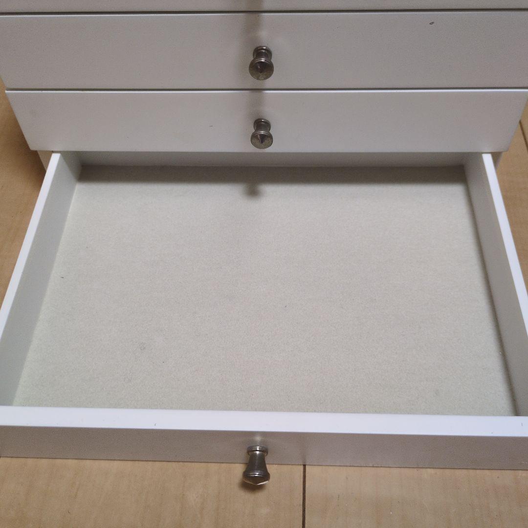 ニトリ ☆ アクセサリーボックス 5段 ☆ ホワイト 大容量 小物いれ