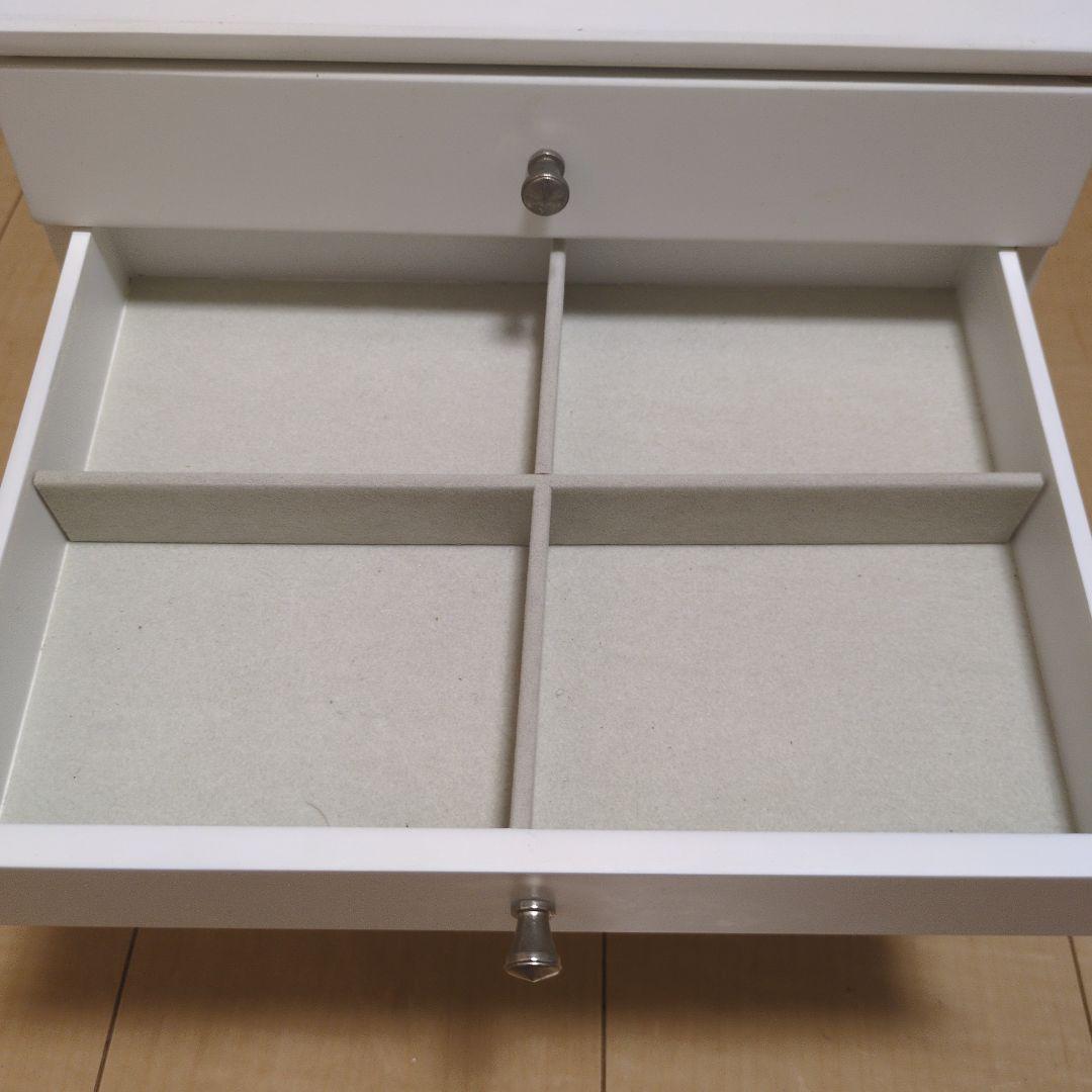 ニトリ ☆ アクセサリーボックス 5段 ☆ ホワイト 大容量 小物いれ