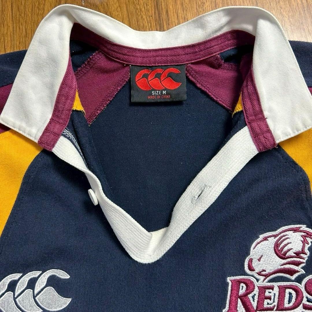 00's Canterbury クイーンランドレッズ 半袖 ラガーシャツ