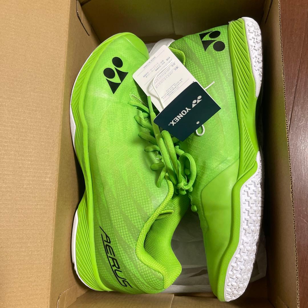 YONEX AERUS 280mm グリーン シューズ