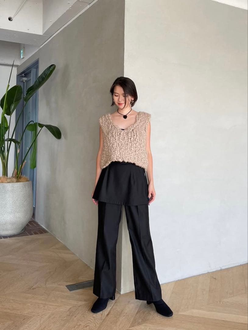 新品SeaRoomlynn HM extra warm 2wayニットベスト