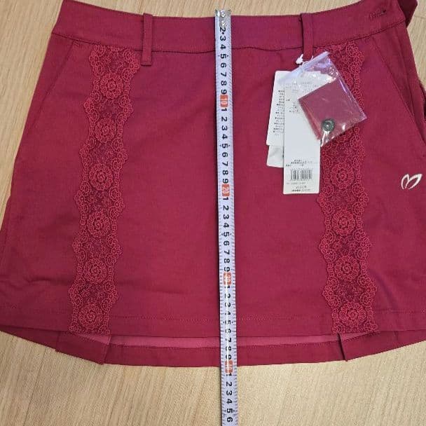 マスターバニーワインレッド プリーツスカート 新品タグ付き