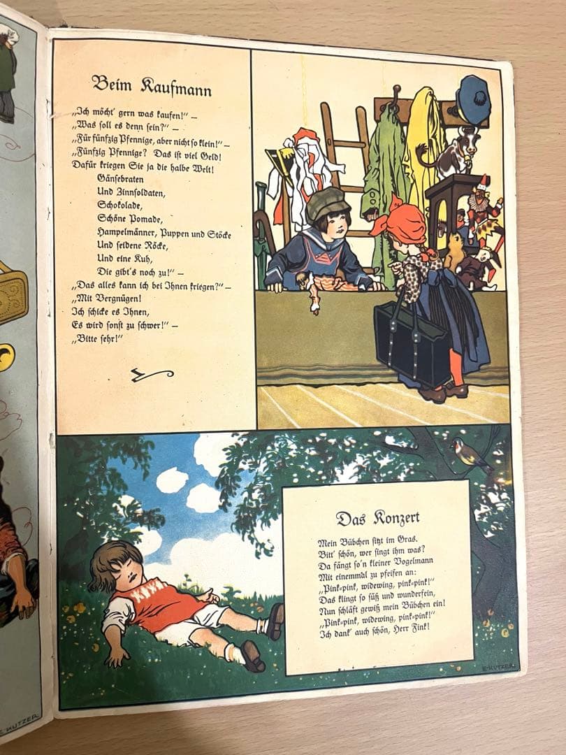 NO.343 希少 古書 アンティーク 洋書 ドイツ絵本 児童書