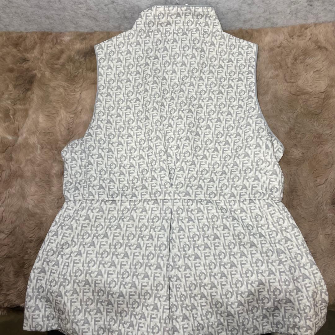 [フィドラ] ゴルフシャツ FD 総柄中綿ベスト レディース