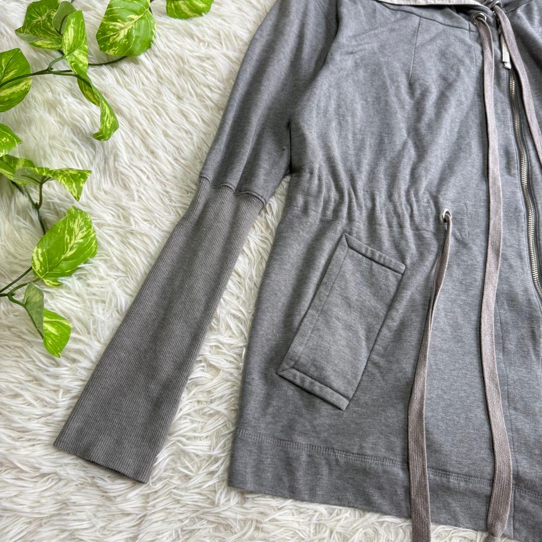 ヴィヴィアンウエストウッド ジップパーカー グレー 魔女フード 変形 オーブ