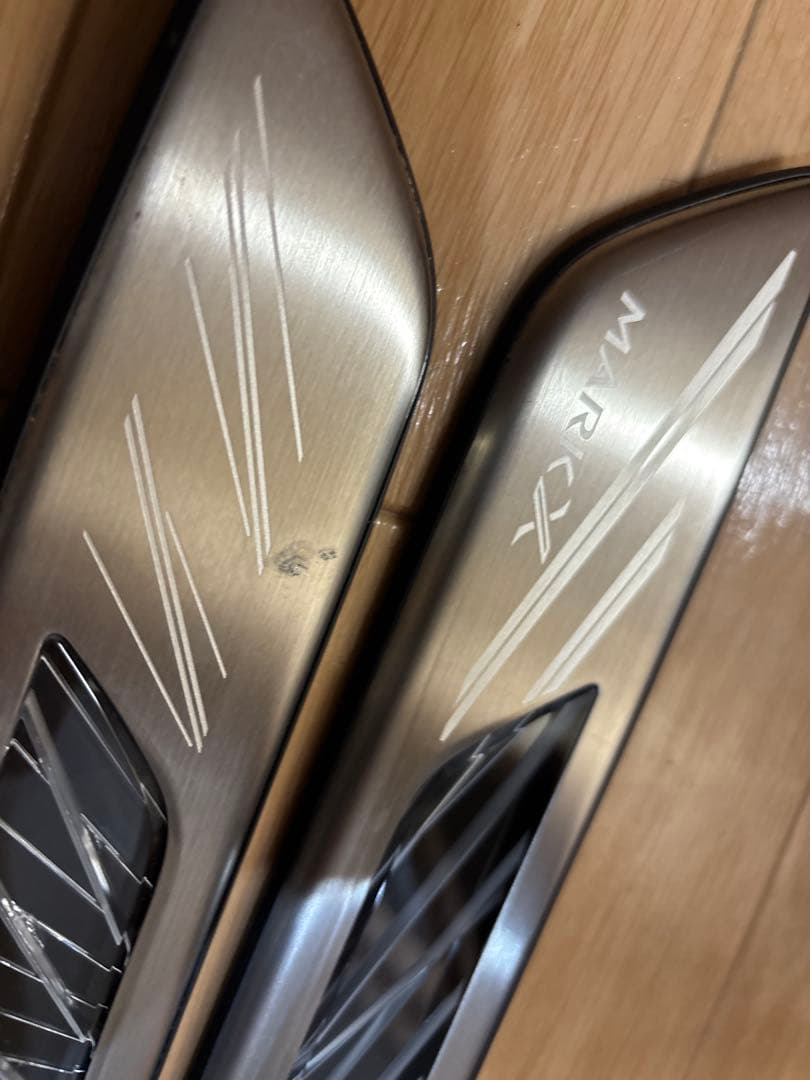 マークX GRX130 スカッフプレート 左右セット イルミネーション ドア