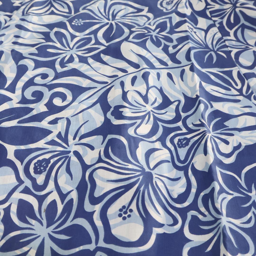 【美品 ハワイ製フラダンス用衣装】ブルー Pukalani Fashion