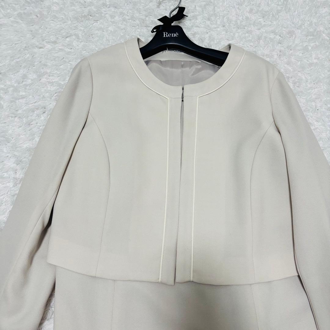 美品　ELENA マタニティ　授乳口付きフォーマルワンピース　Lサイズ