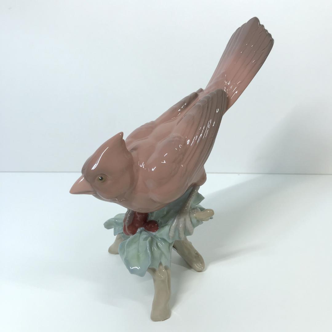 【美品/箱付き】リヤドロ パパロ カーディナル フィギュリン 鳥 8116