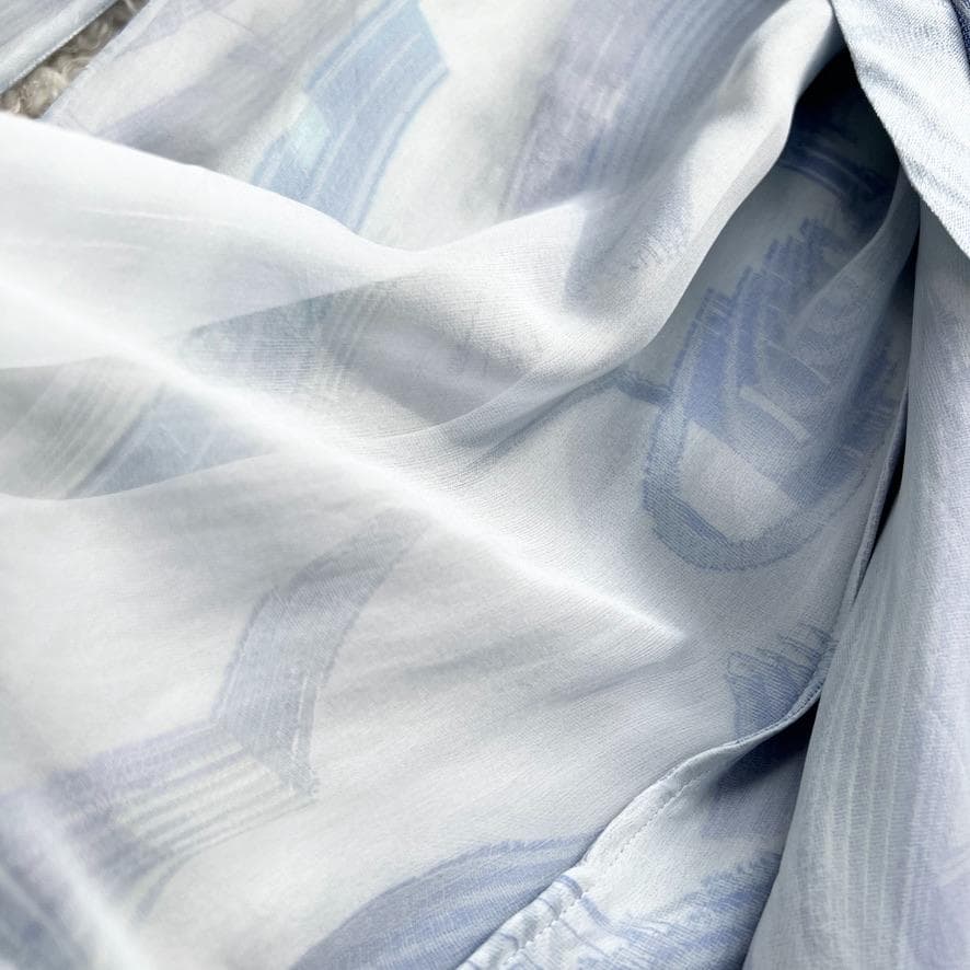 美品★GIORGIO ARMANI★総刺繍★裏地付★ロング★シャツ★ジャケット