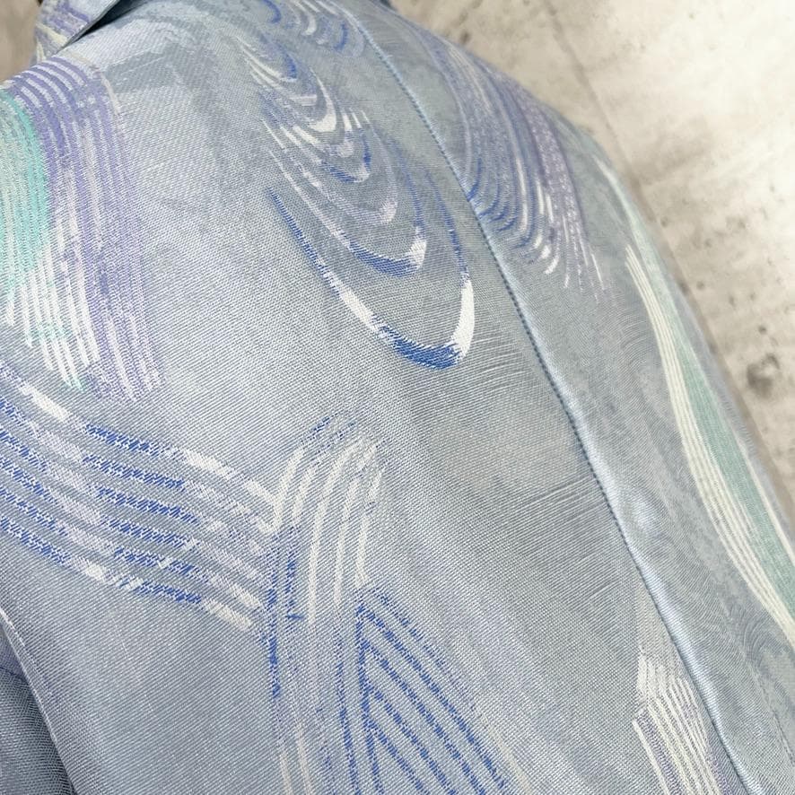 美品★GIORGIO ARMANI★総刺繍★裏地付★ロング★シャツ★ジャケット