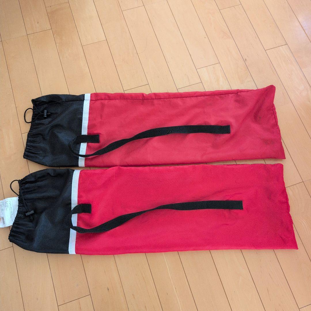 Coleman スリムキャプテンチェア レッド　ブラック　2脚セット