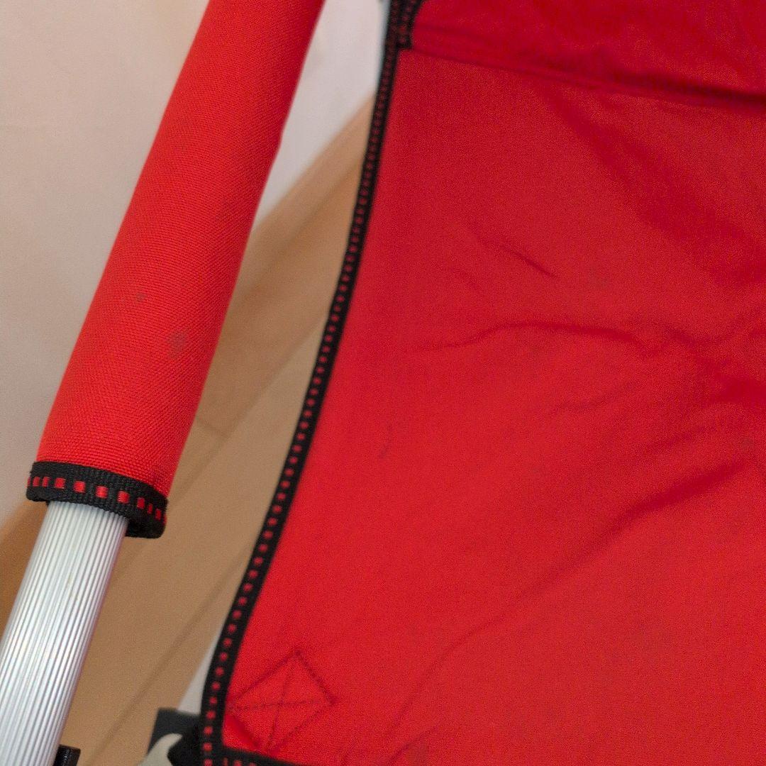 Coleman スリムキャプテンチェア レッド　ブラック　2脚セット