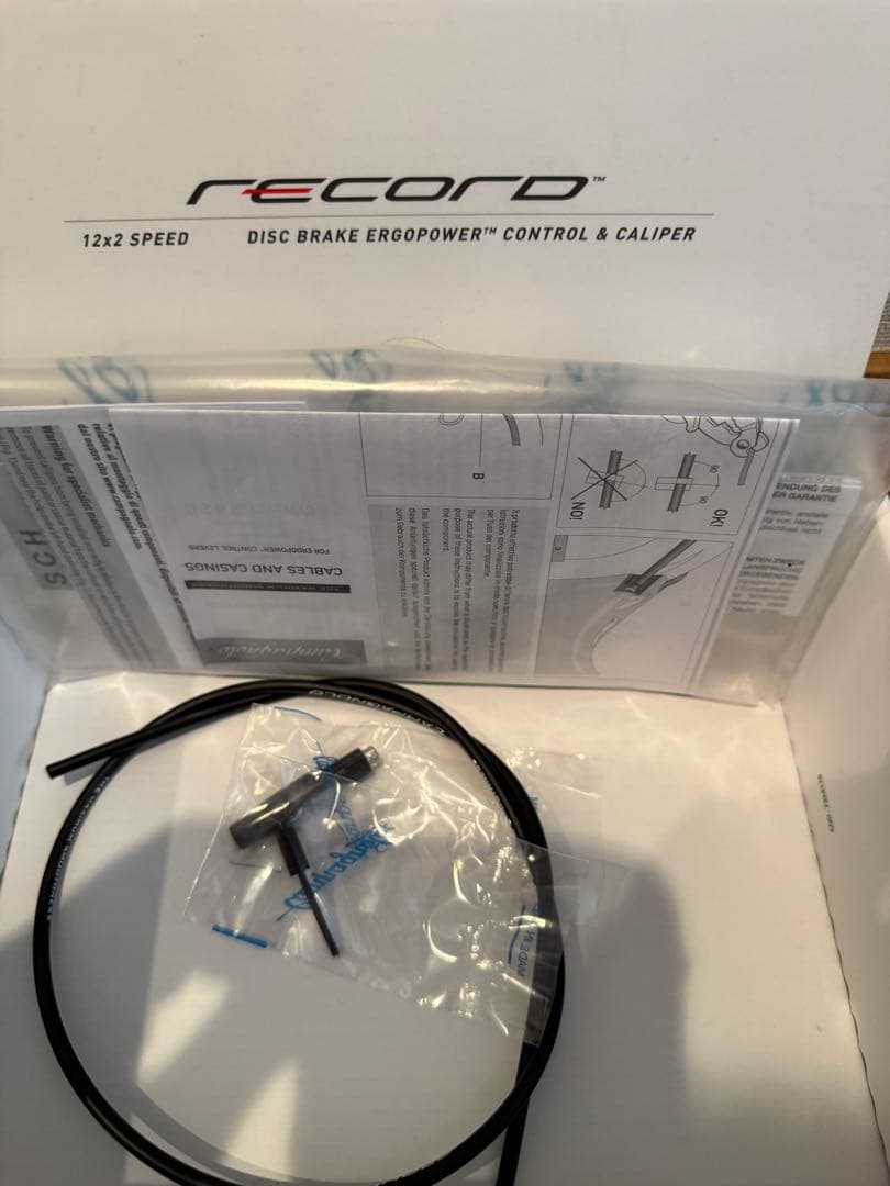 カンパニョーロ RECORD レコード エルゴパワー 左レバー、ブレーキ12S