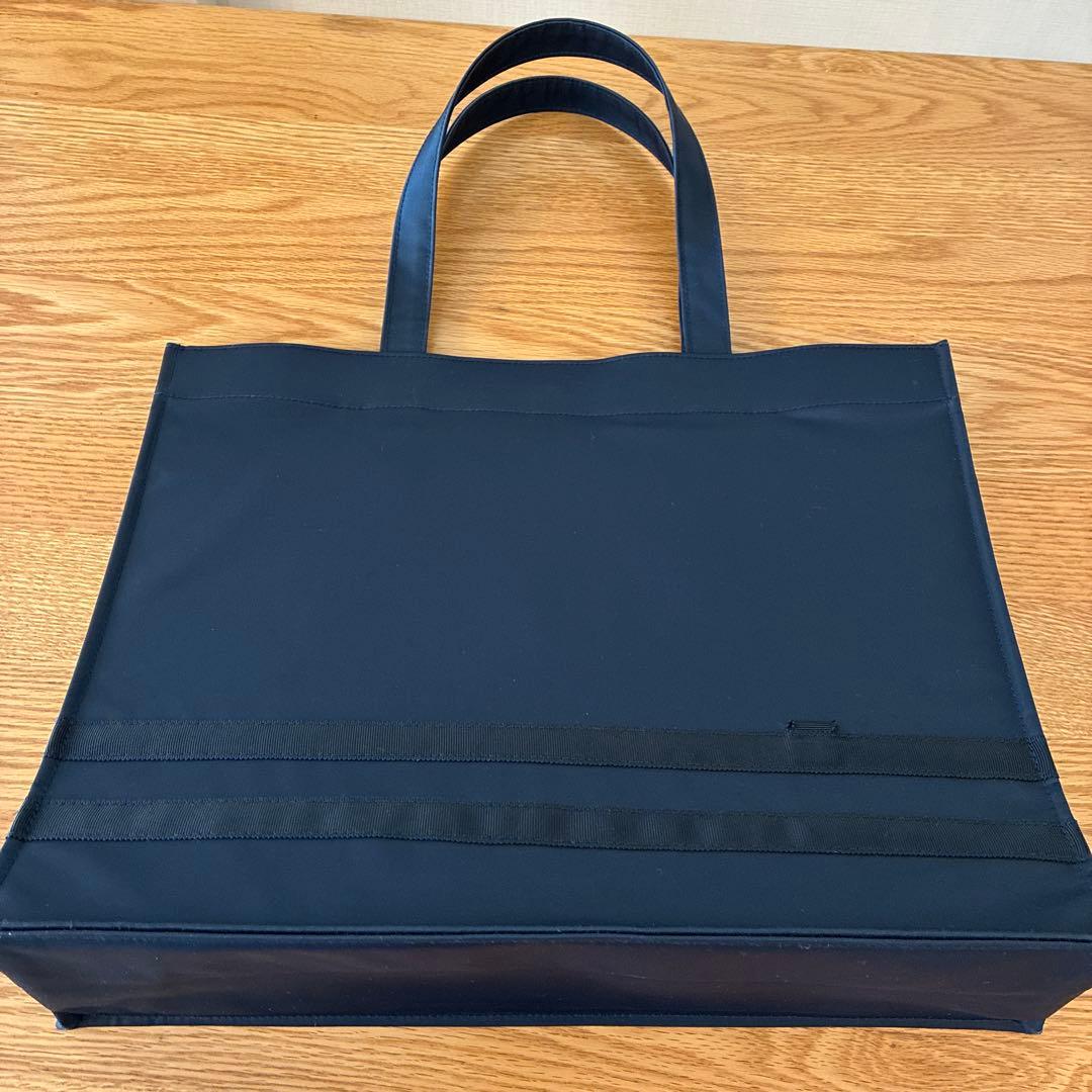 ショパン　お受験バッグ　保護者用バッグ ビッグトート　ネイビー