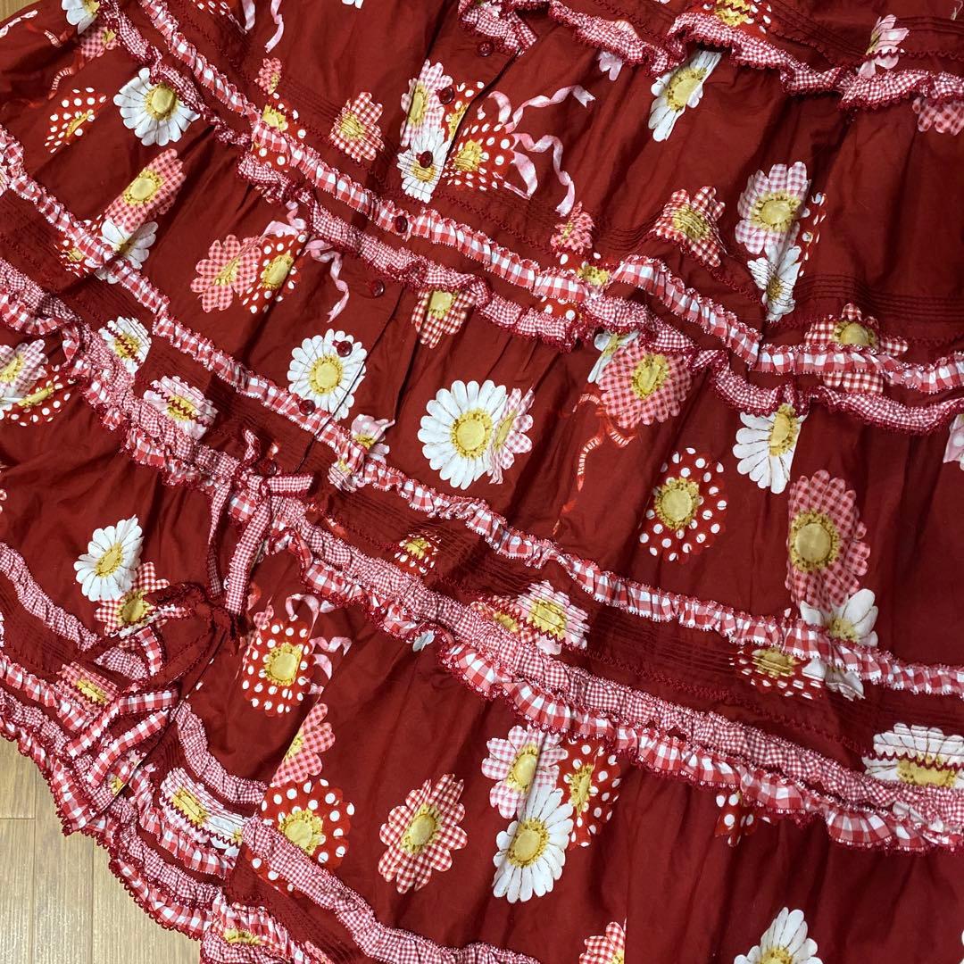 PINKHOUSE ひな菊コサージュ ロングワンピース