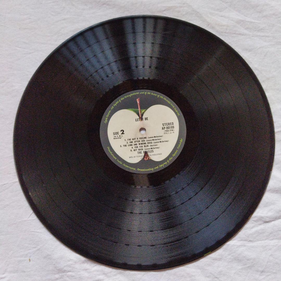 レコード　丸帯　国内盤　レットイットビー　ビートルズ　LP　送料込み