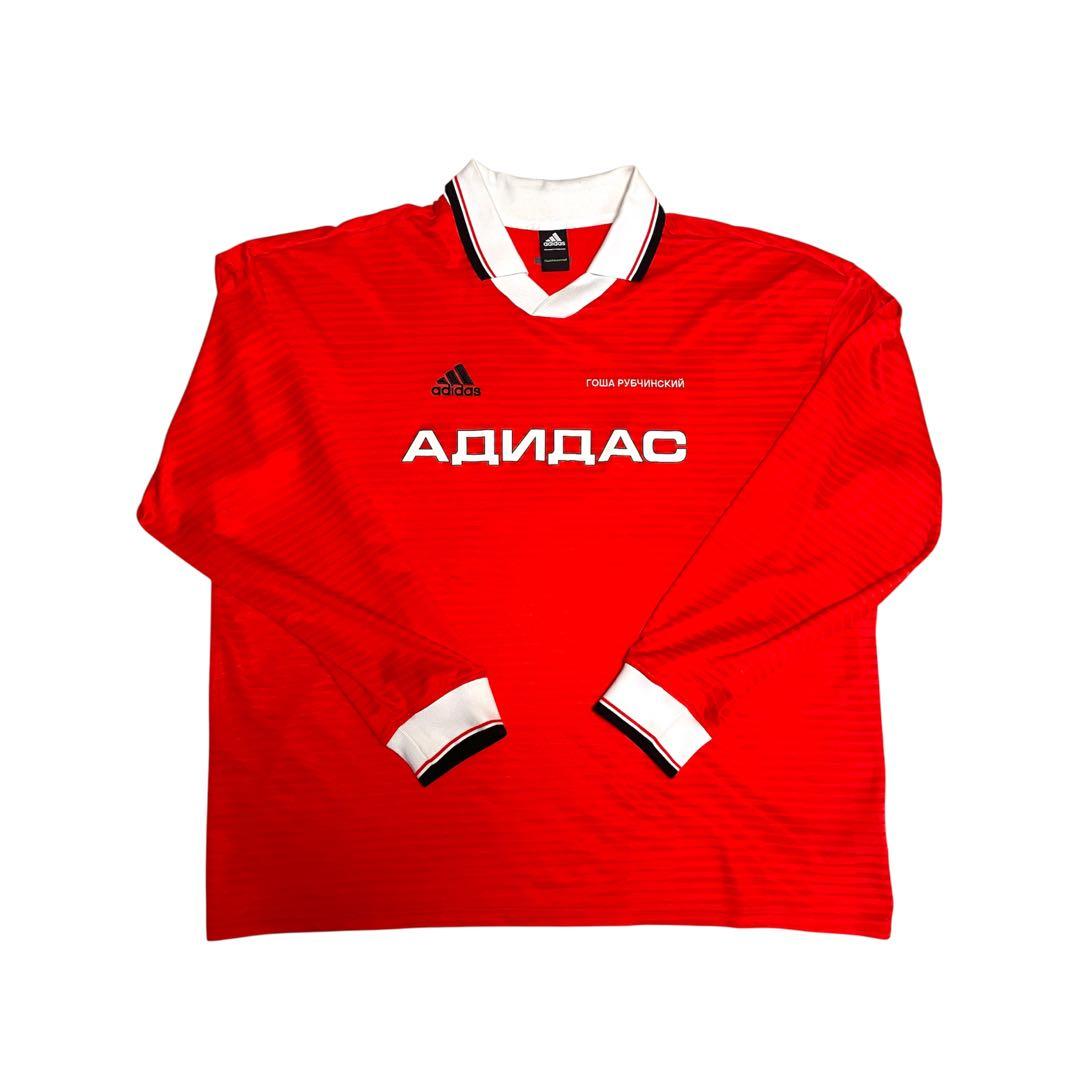 Gosha Rubchinskiy｜adidas ゲームシャツ レッド　Mサイズ